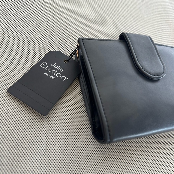 NWT Julie Buxton Black Leather Wallet - Picture 3 of 11